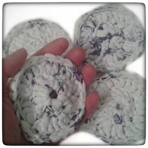 Plarn Plastic Yarn Recycled Bags Dish Scrubbers